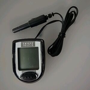 Cat Eye Velo 8 Cycling Tracker Calorie Speed Distance & Total Time Black Health